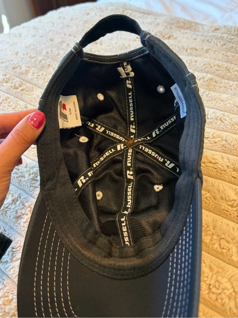 Russell Black Sport Baseball Cap